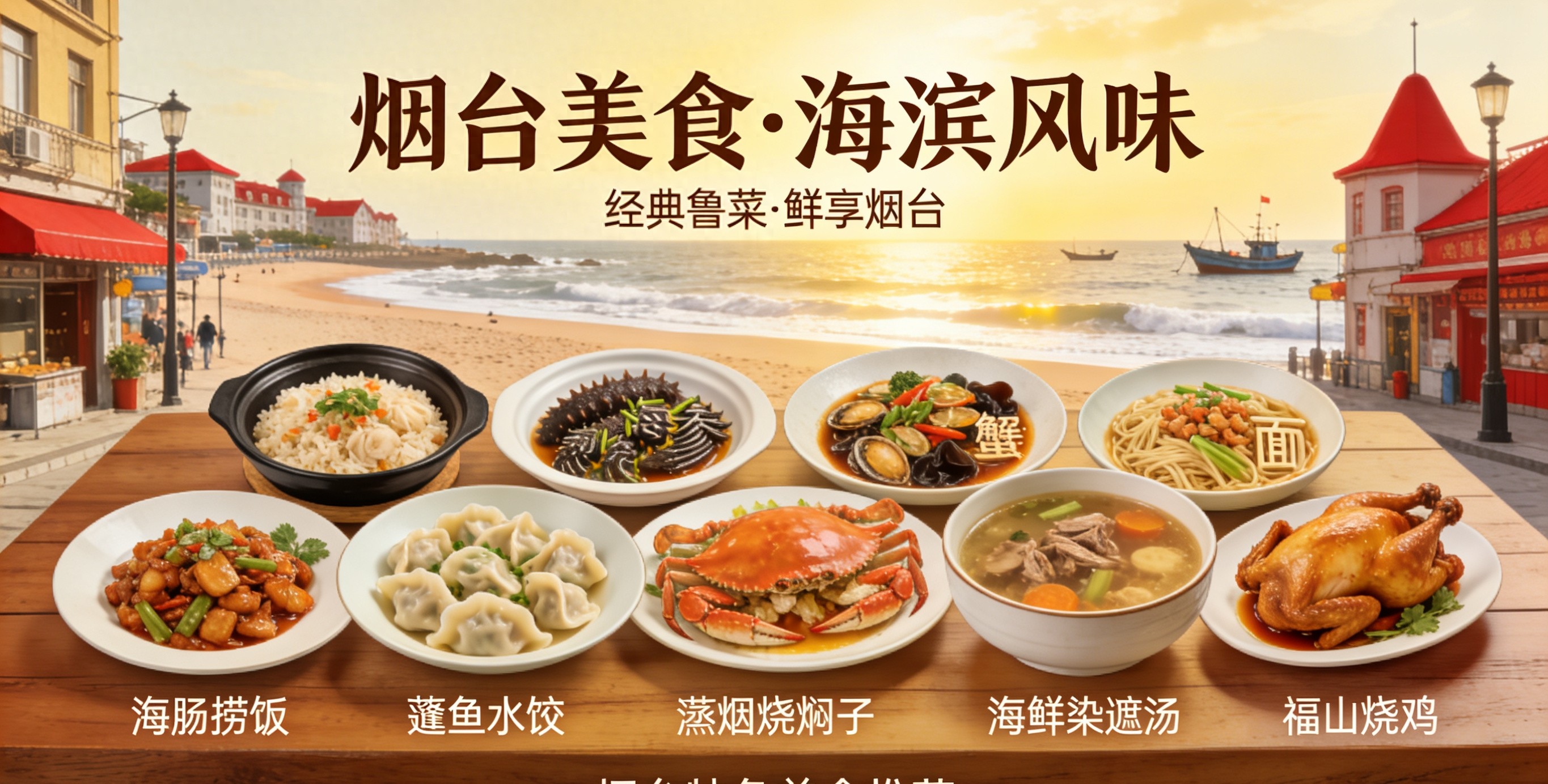 烟台旅游必尝美食清单：地道胶东味，吃遍山海鲜不踩雷