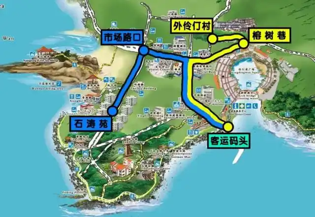 珠海外伶仃岛旅游攻略_外伶仃岛游玩路线图_外伶仃岛旅游攻略