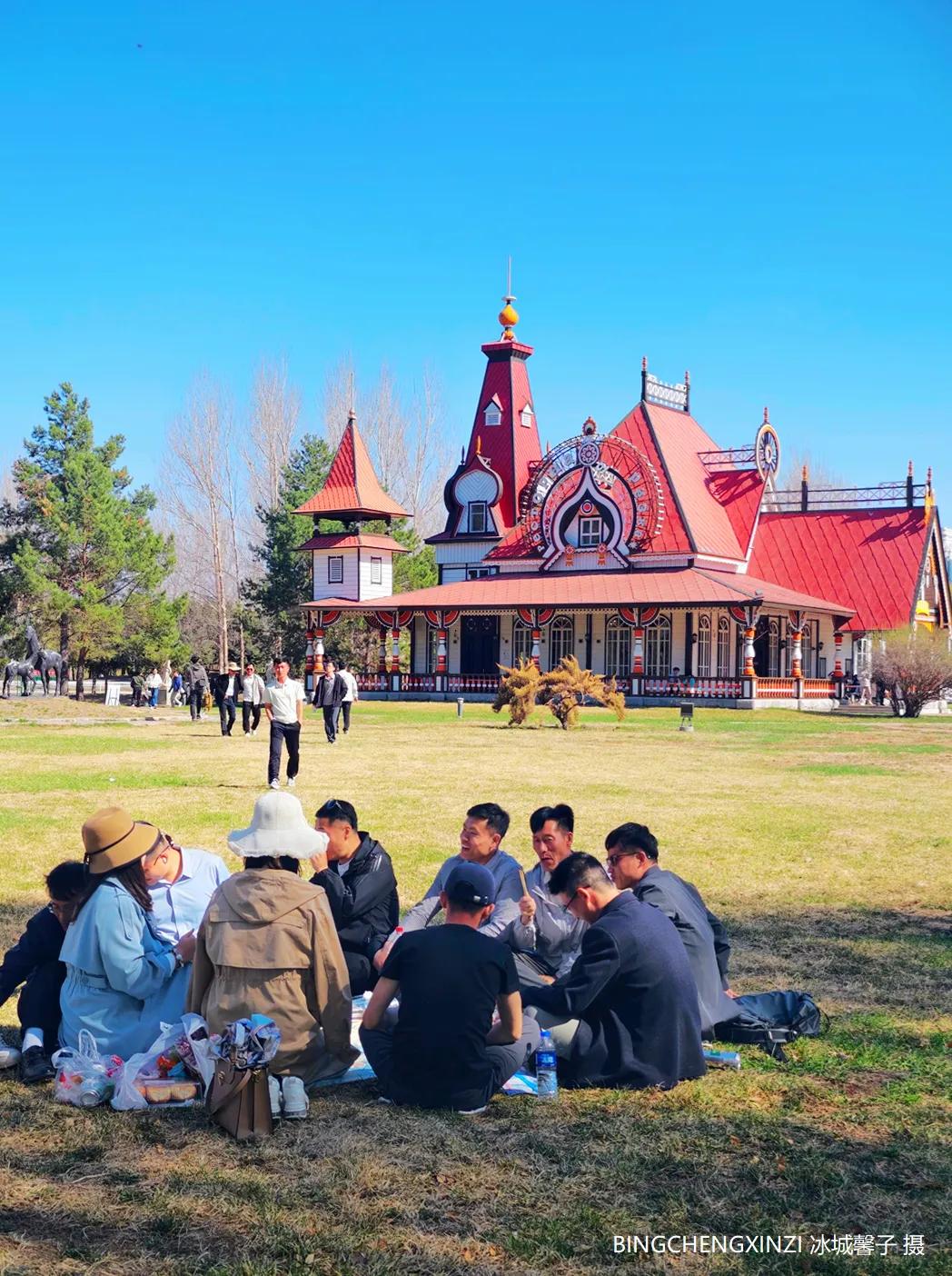 哈尔滨伏尔加庄园五一开园记_伏尔加庄园旅游攻略_冰城春日伏尔加庄园游玩体验